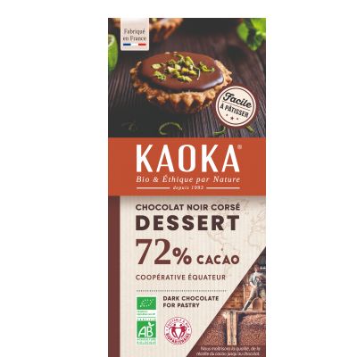 Kaoka Noir Corse 72% Patissier 200g