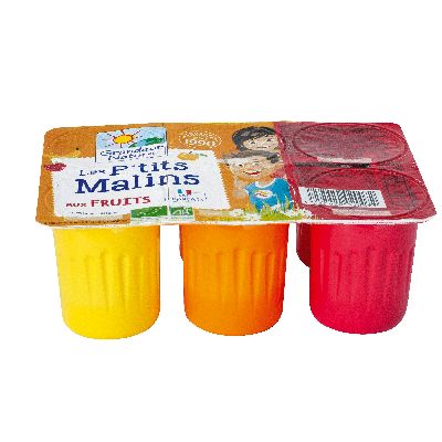 Ptits Malins Aux Fruits 6 X60 G