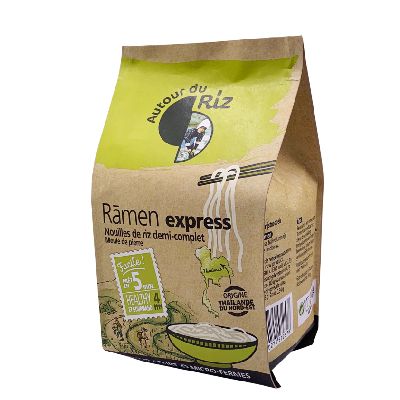 Ramen Riz Semi Complet 4 X70 G De Thaïlande