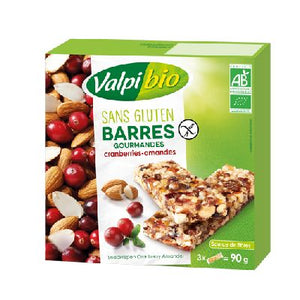 Barres Cranberries Amandes 90 G D'union Européenne