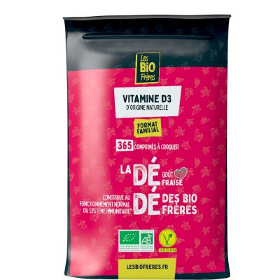 Dede Vitamine D3 Gout Fraise 365 Cp