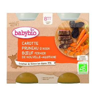 Ppot Carottes Pruneaux Boeuf 2x200g