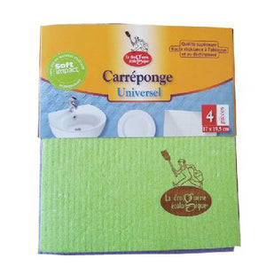 Carre Eponge Cellulose X4